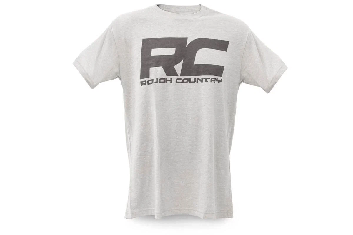 Rough Country T-Shirt - Logo - Grey - XL - 84086XLG